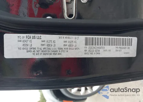 2017 Chrysler 300C Awd from USA, damaged, VIN 2C3CCAKG1HH597210